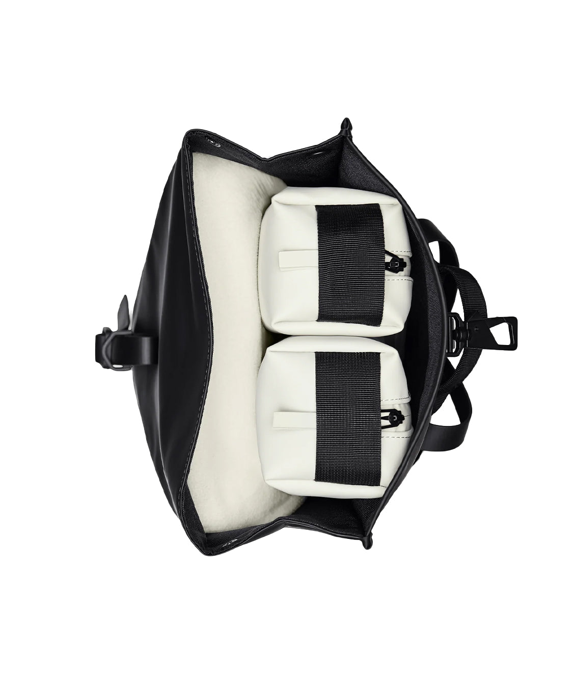 Zaino Rolltop Rucksack Mini RAINS Unisex - Nero