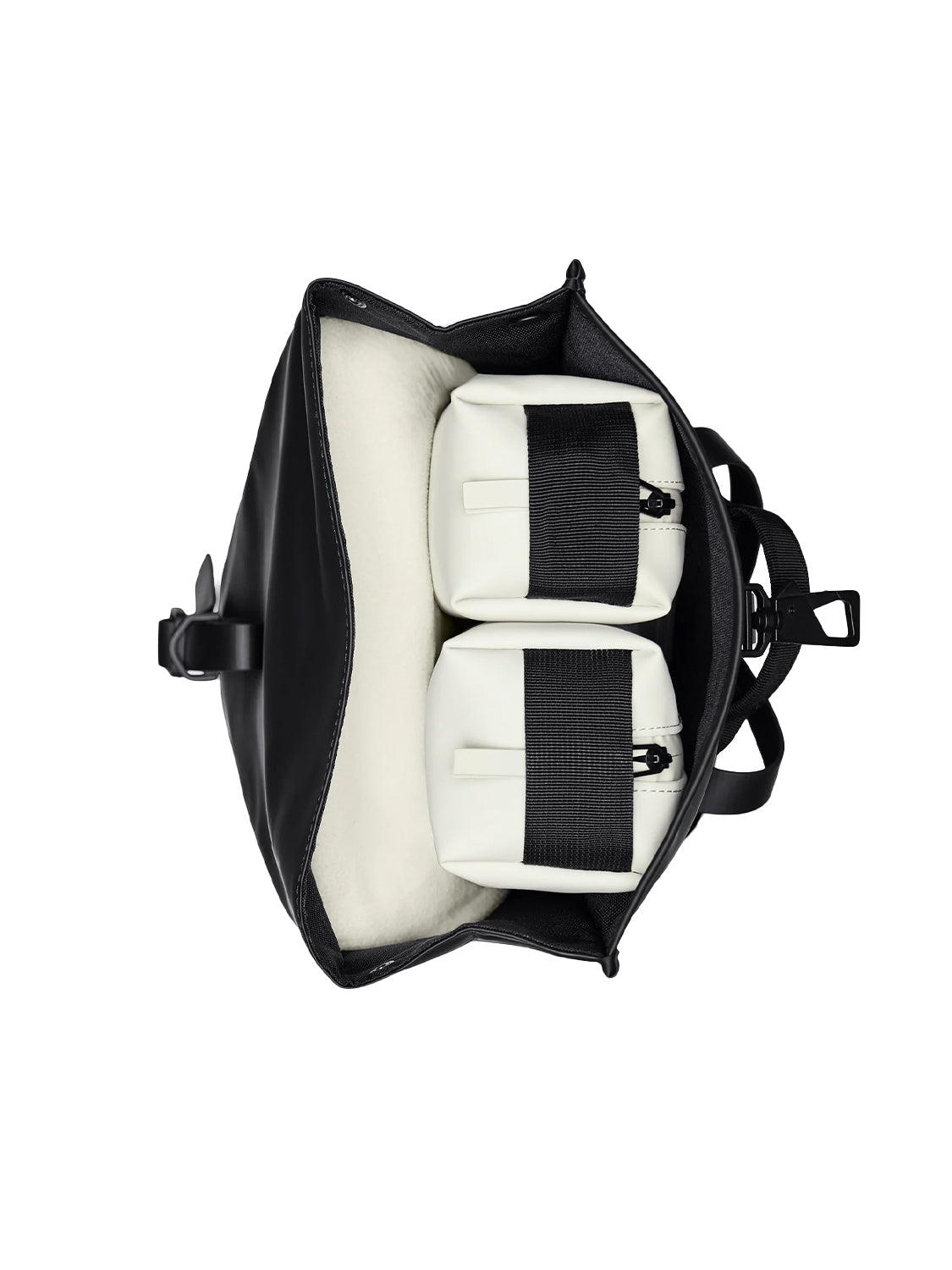 Zaino Rolltop Rucksack Mini RAINS Unisex - Nero