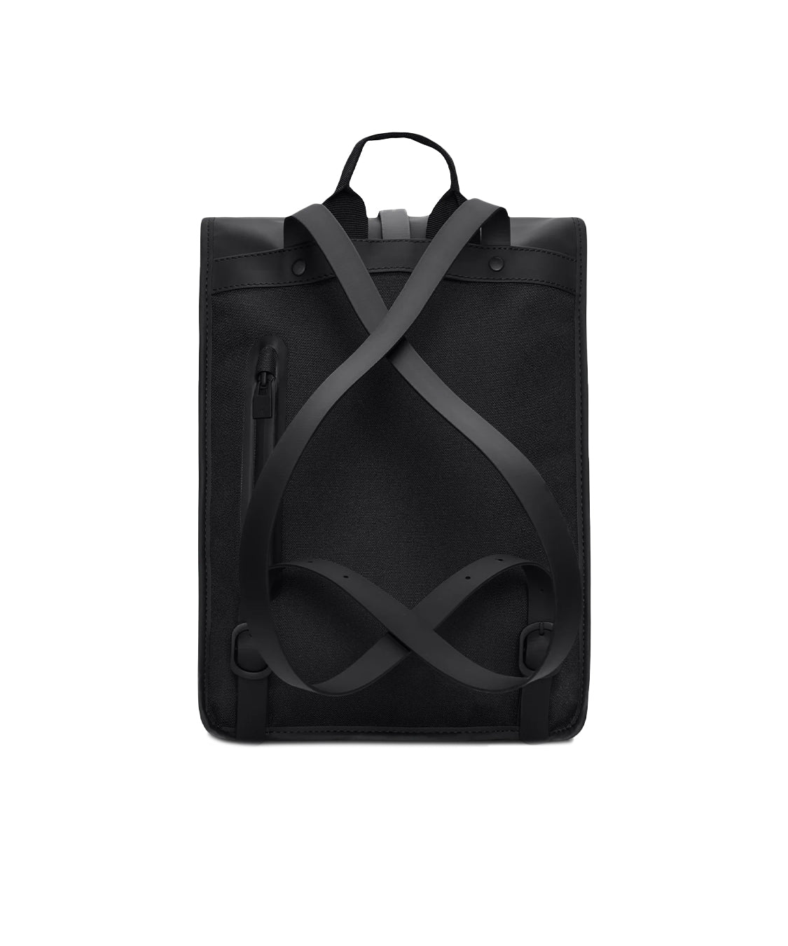 Zaino Rolltop Rucksack Mini RAINS Unisex - Nero