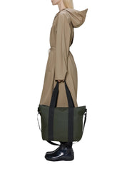 Borsa con tracolla Tote Mini RAINS Unisex - Verde