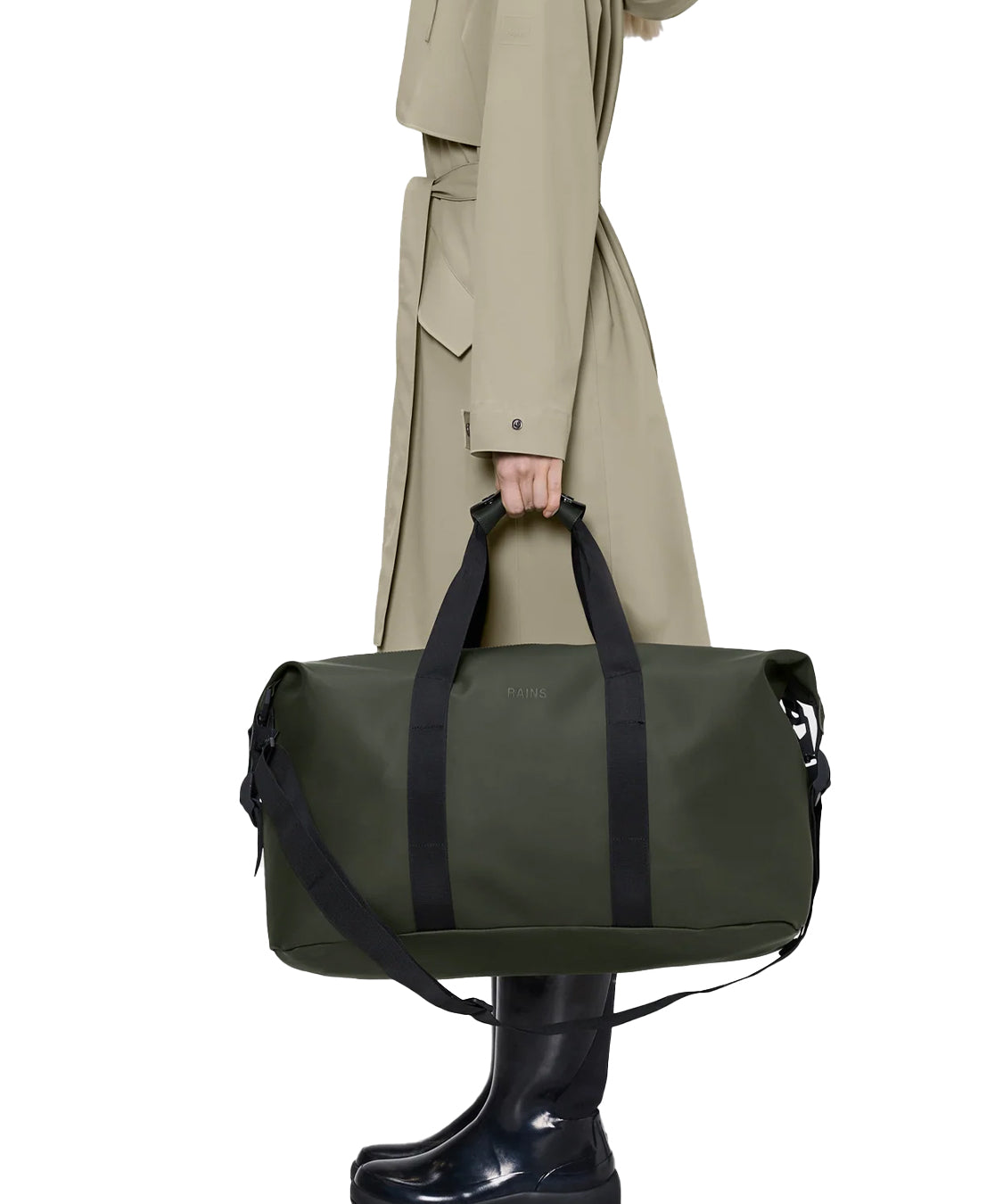 Borsone Hilo Weekend RAINS Unisex - Verde