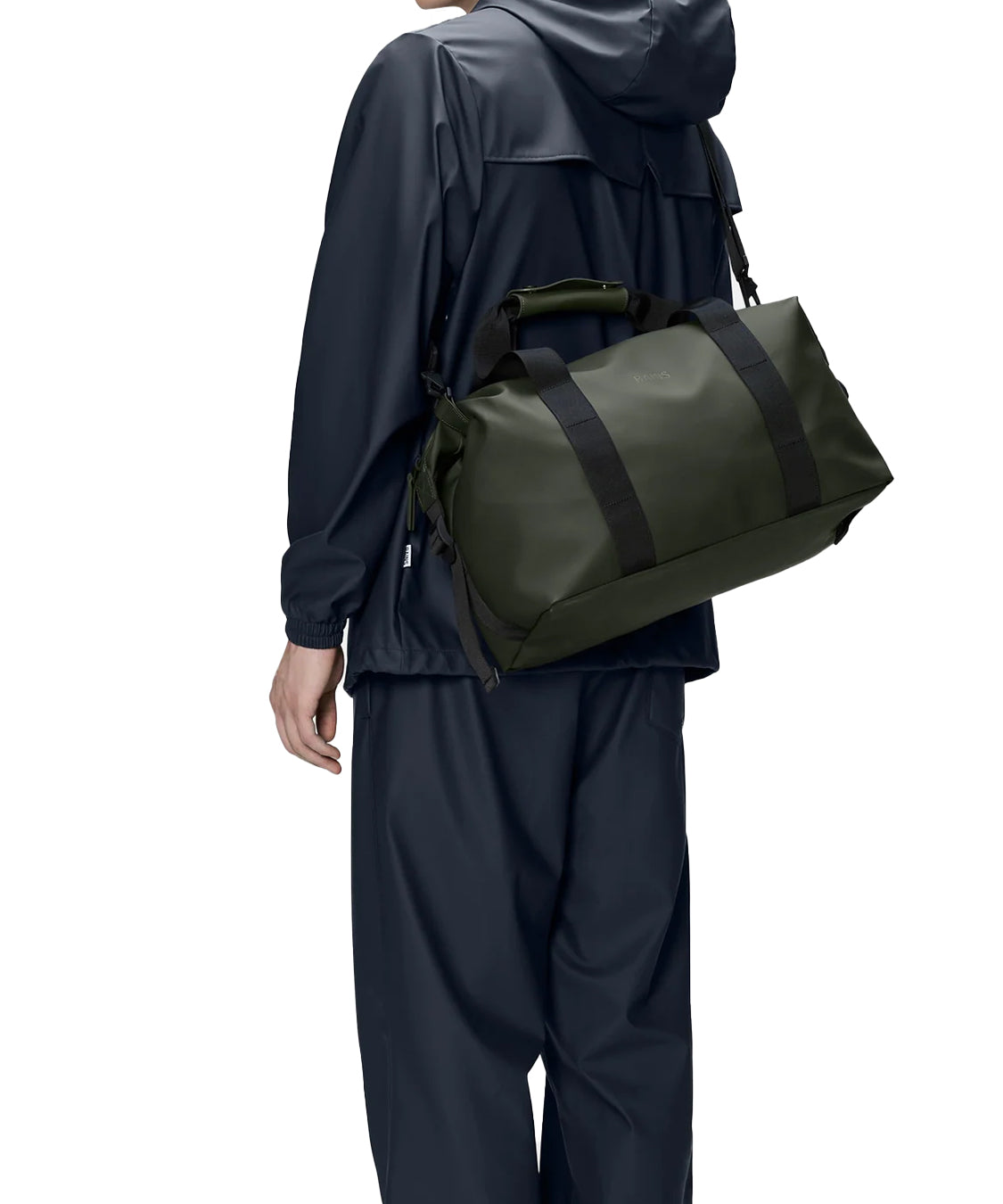 Borsone Hilo Weekend Small RAINS Unisex - Verde