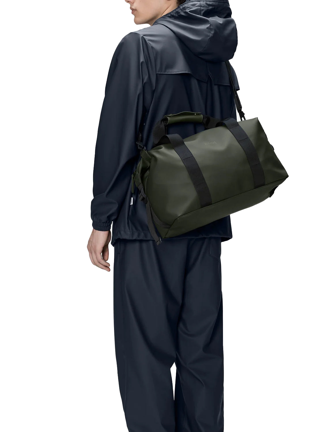 Borsone Hilo Weekend Small RAINS Unisex - Verde