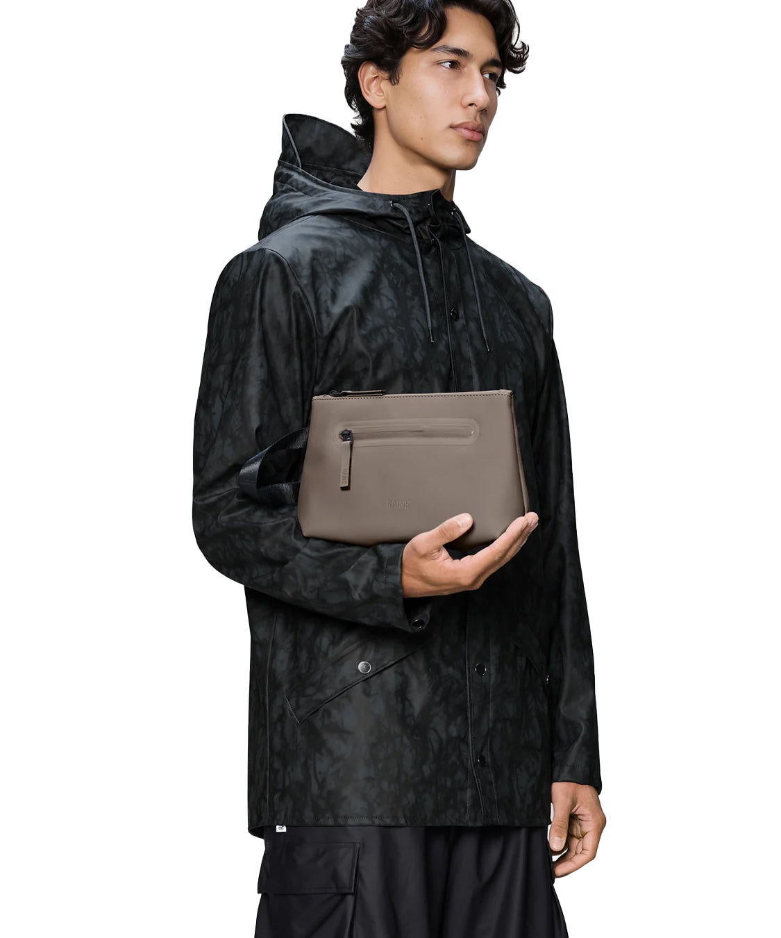 Beauty case Cosmetic Bag Zip RAINS Unisex - Beige
