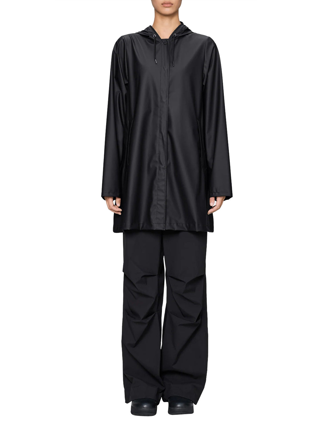 Giubbotto A-Line W RAINS Donna - Nero