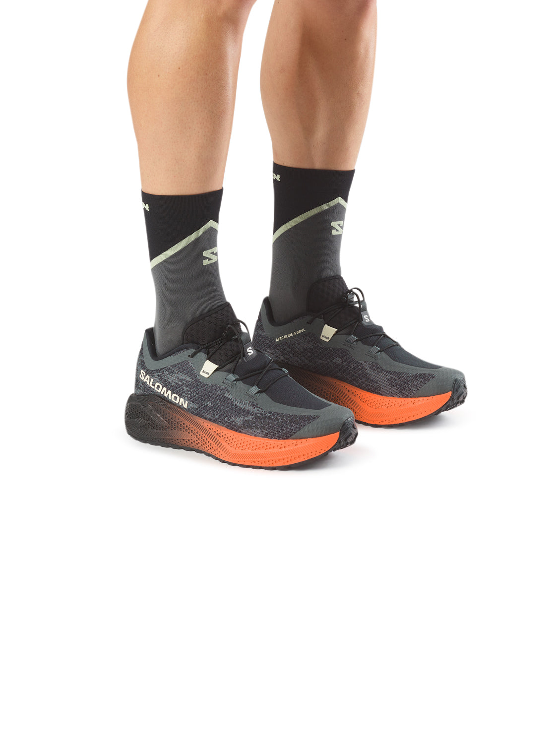 Scarpa Running Aero Glide 4 GRVL SALOMON Uomo - Verde