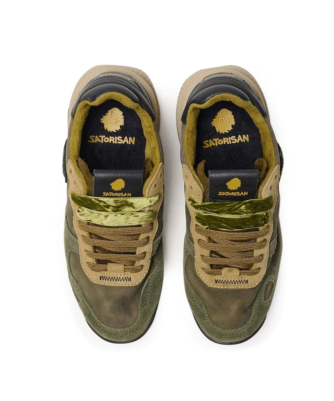 Sneakers Basse Chacrona Premium SATORISAN Donna - Rush Green
