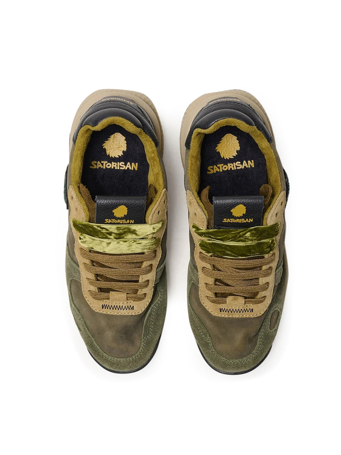Sneakers Basse Chacrona Premium SATORISAN Donna - Rush Green