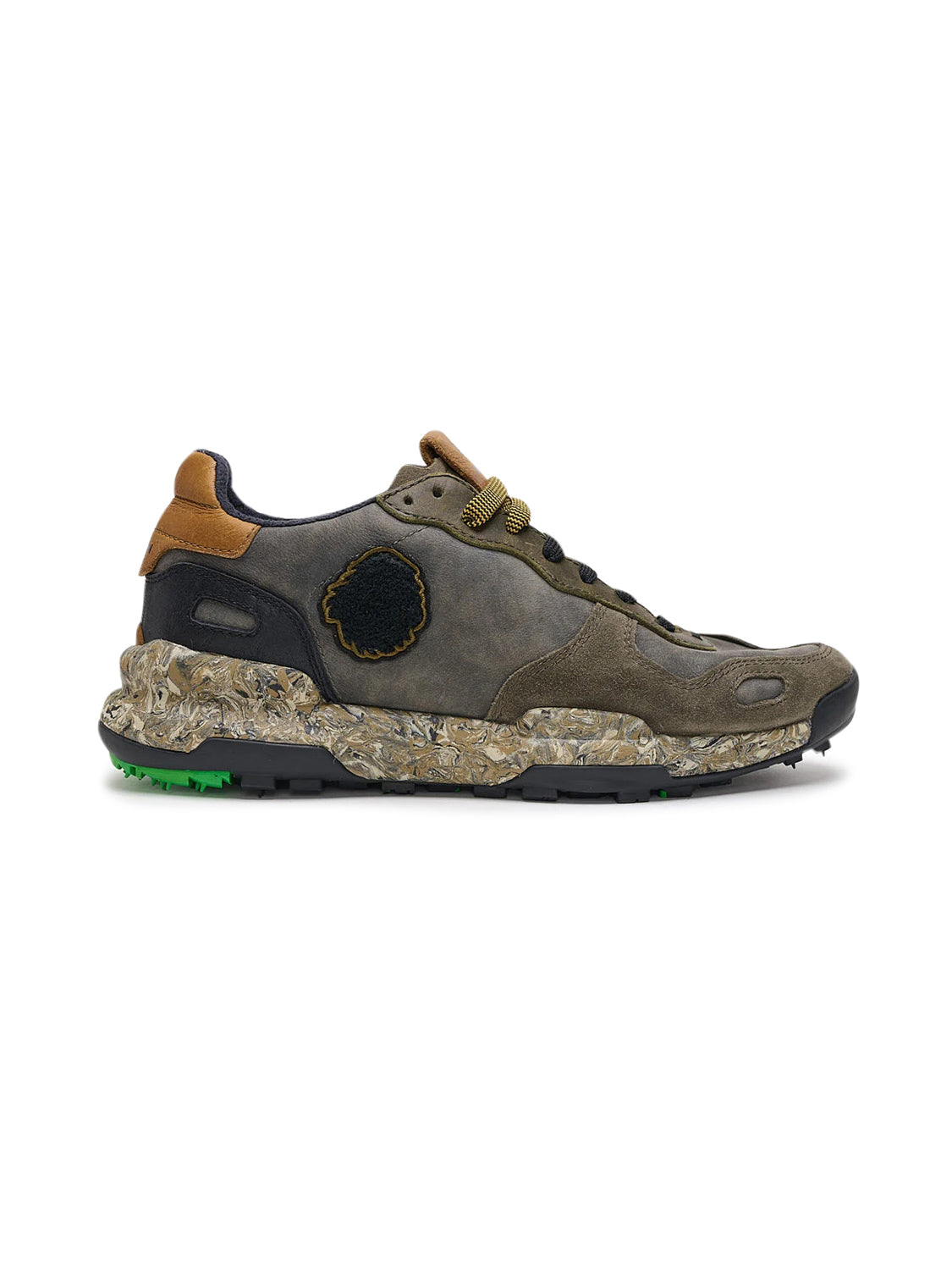 Sneakers Basse Chacrona Premium SATORISAN Uomo - Khakies/Black