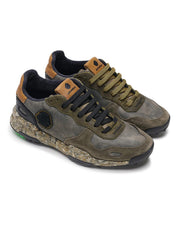 Sneakers Basse Chacrona Premium SATORISAN Uomo - Khakies/Black