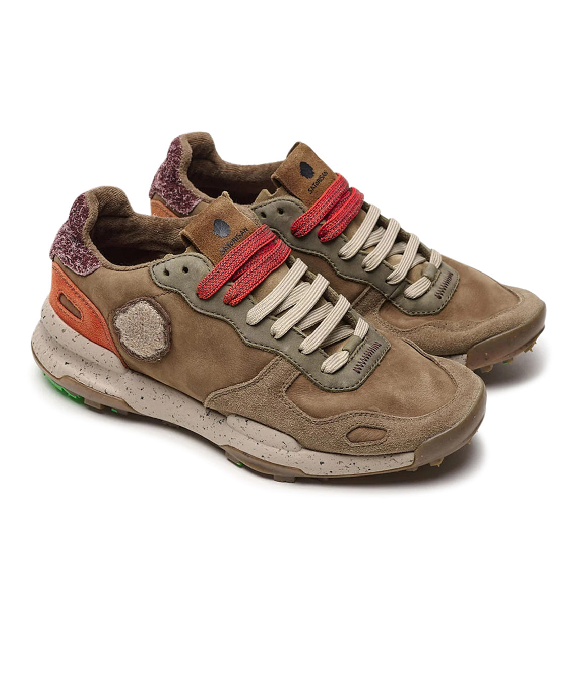 Sneakers Basse Chacrona Premium SATORISAN Uomo - Mid Brown