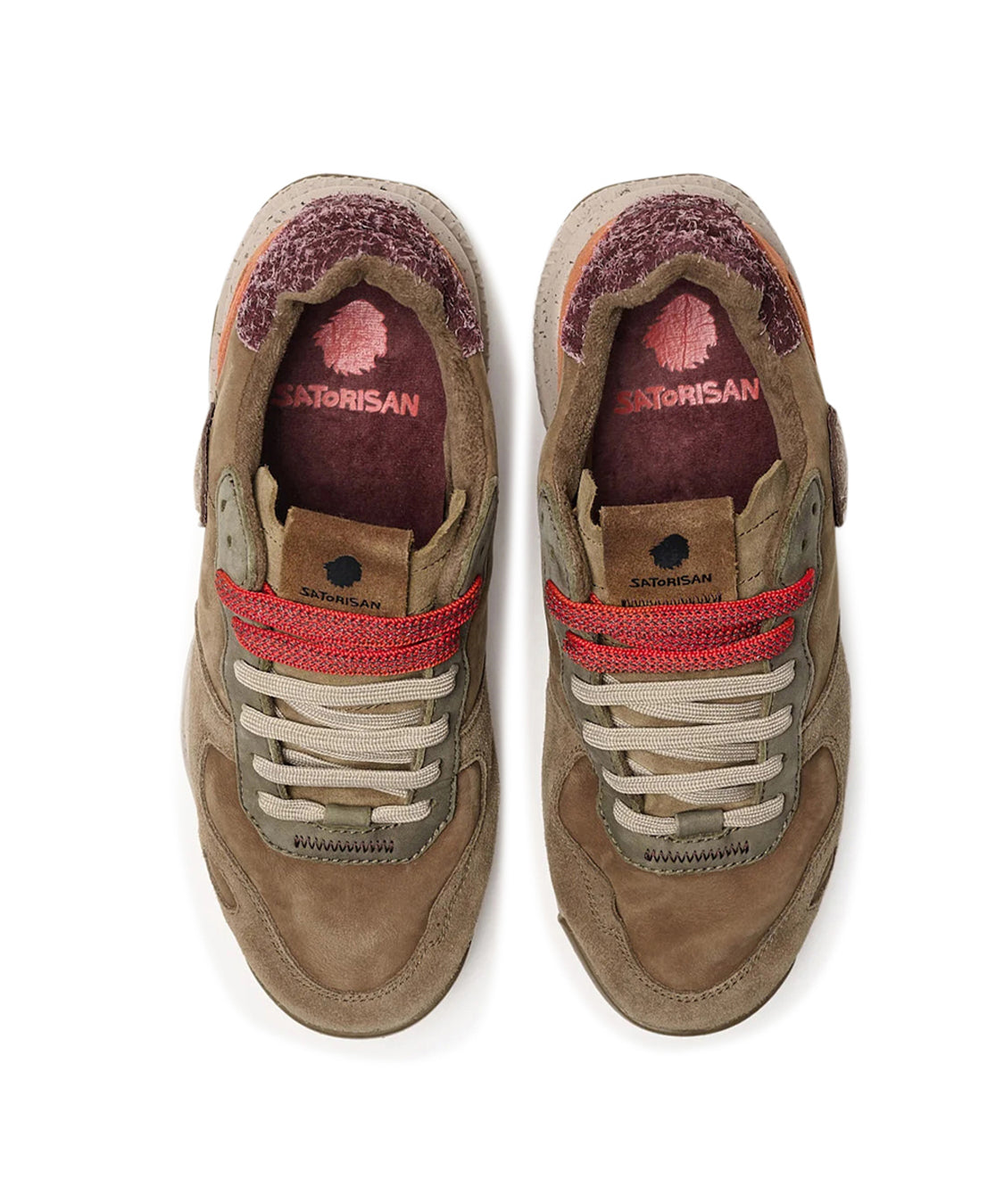 Sneakers Basse Chacrona Premium SATORISAN Uomo - Mid Brown