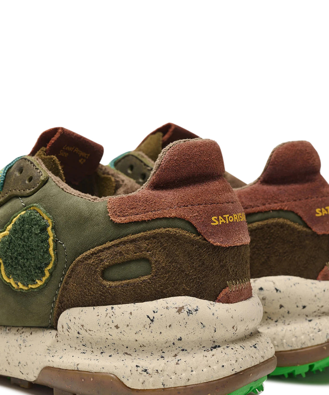 Sneakers Basse Chacrona Premium SATORISAN Uomo - Dark Green