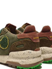 Sneakers Basse Chacrona Premium SATORISAN Uomo - Dark Green