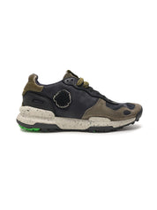 Sneakers Basse Chacrona Premium SATORISAN Uomo - Black/Khaki