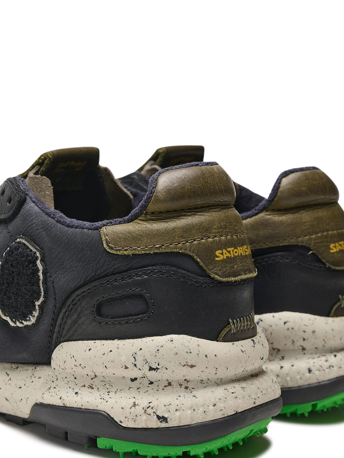 Sneakers Basse Chacrona Premium SATORISAN Uomo - Black/Khaki