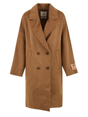 Cappotto doppiopetto bandana SOLOTRE Donna - Beige
