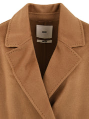 Cappotto doppiopetto bandana SOLOTRE Donna - Beige