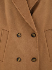 Cappotto doppiopetto bandana SOLOTRE Donna - Beige