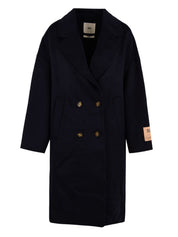 Cappotto doppiopetto bandana SOLOTRE Donna - Blue