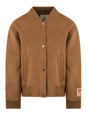 Cappotto stile bomber cropped SOLOTRE Donna - Beige