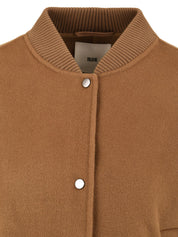 Cappotto stile bomber cropped SOLOTRE Donna - Beige
