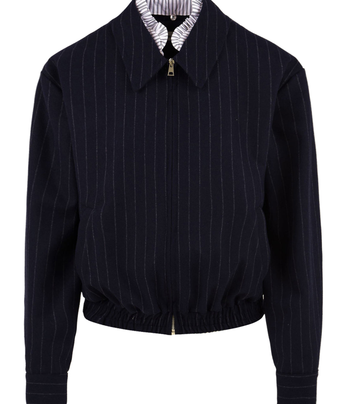 Giacca bomber con colletto removibile SOLOTRE Donna - Blue