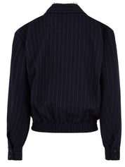 Giacca bomber con colletto removibile SOLOTRE Donna - Blue