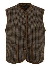 Gilet con tasconi SOLOTRE Donna - Marrone