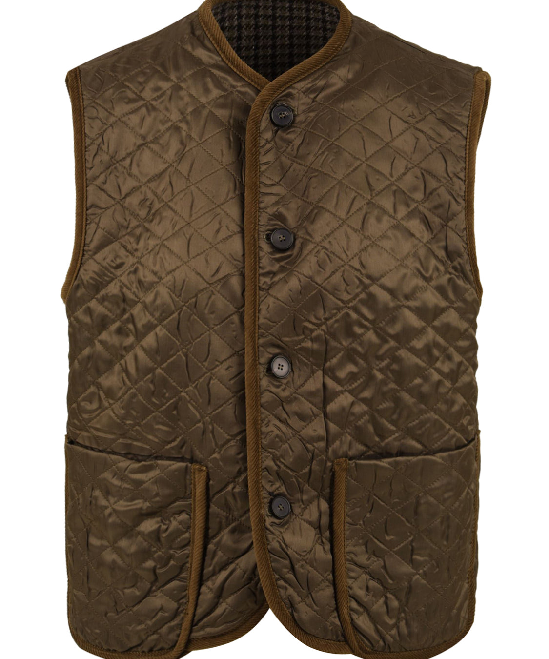 Gilet con tasconi SOLOTRE Donna - Marrone