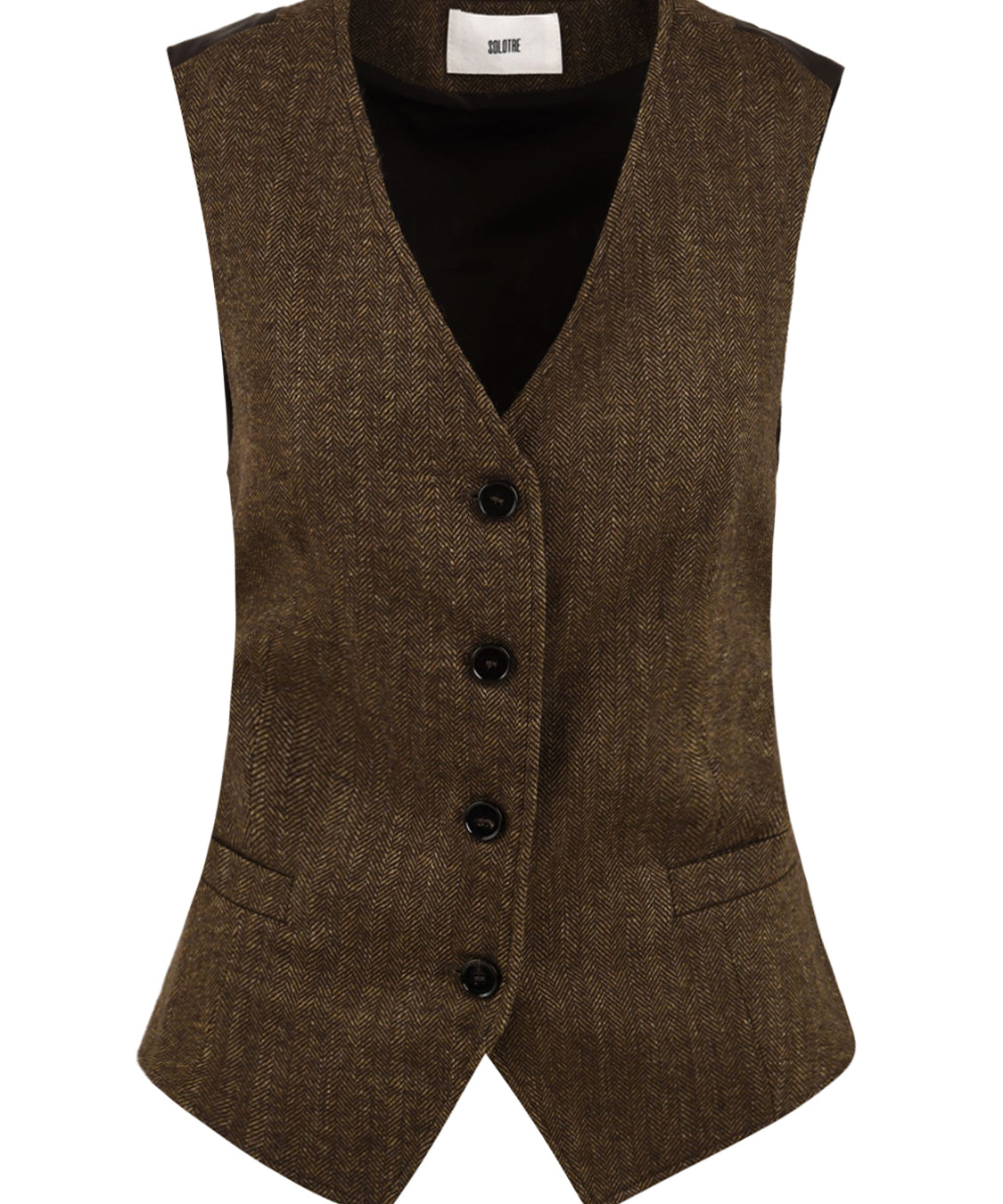 Gilet SOLOTRE Donna - Marrone