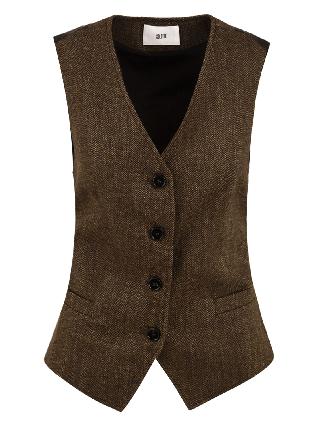 Gilet SOLOTRE Donna - Marrone
