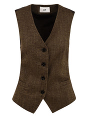 Gilet SOLOTRE Donna - Marrone