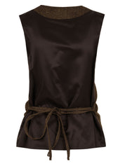 Gilet SOLOTRE Donna - Marrone