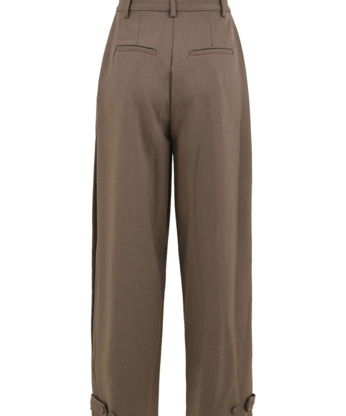 Pantalone con pieghe SOLOTRE Donna - Marrone