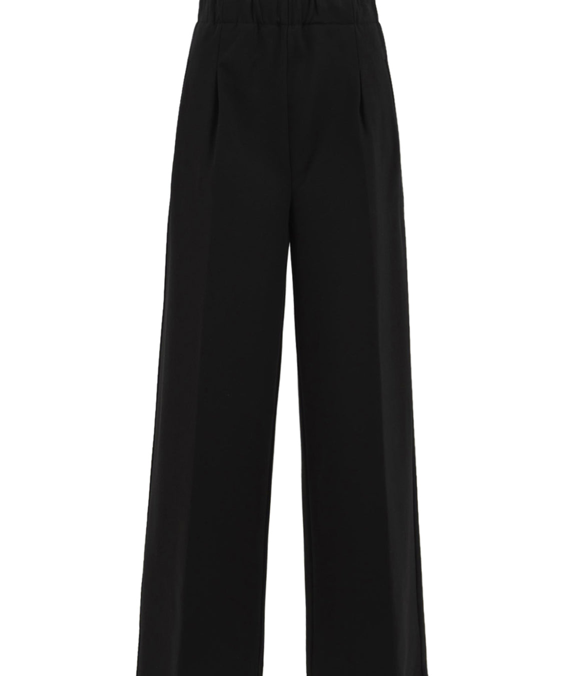 Pantalone a palazzo elastico SOLOTRE Donna - Nero