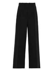 Pantalone a palazzo elastico SOLOTRE Donna - Nero