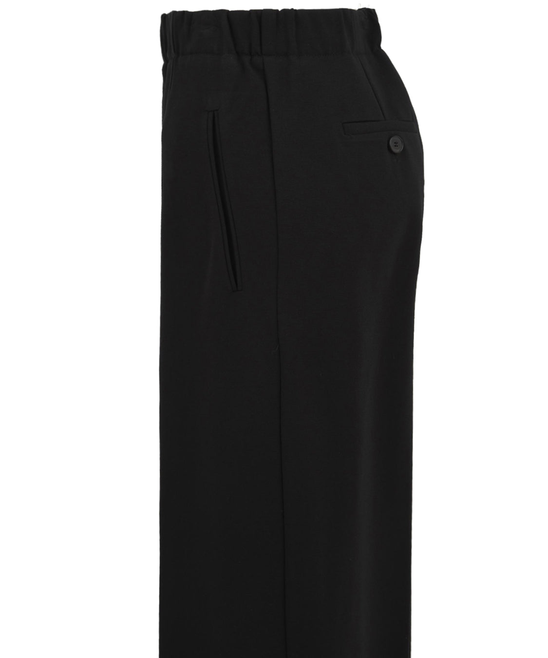 Pantalone a palazzo elastico SOLOTRE Donna - Nero