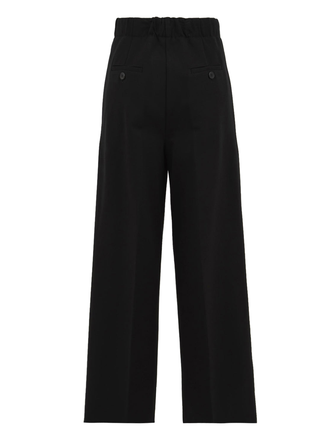 Pantalone a palazzo elastico SOLOTRE Donna - Nero