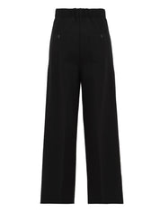 Pantalone a palazzo elastico SOLOTRE Donna - Nero