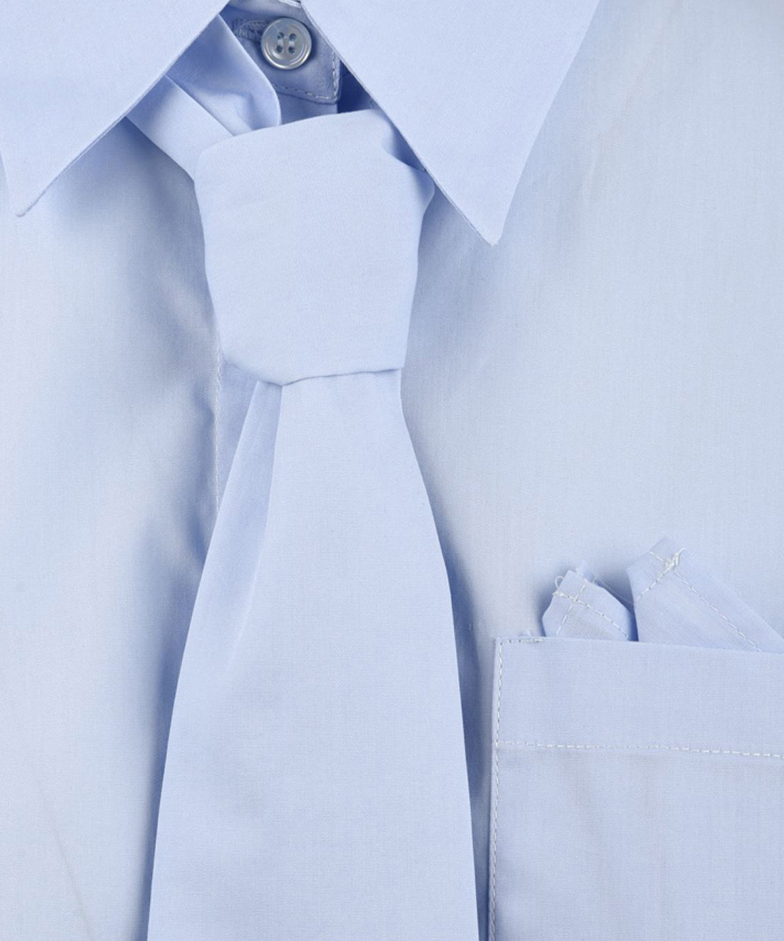 Camicia con finto fazzoletto e cravatta SOLOTRE Donna - Blue