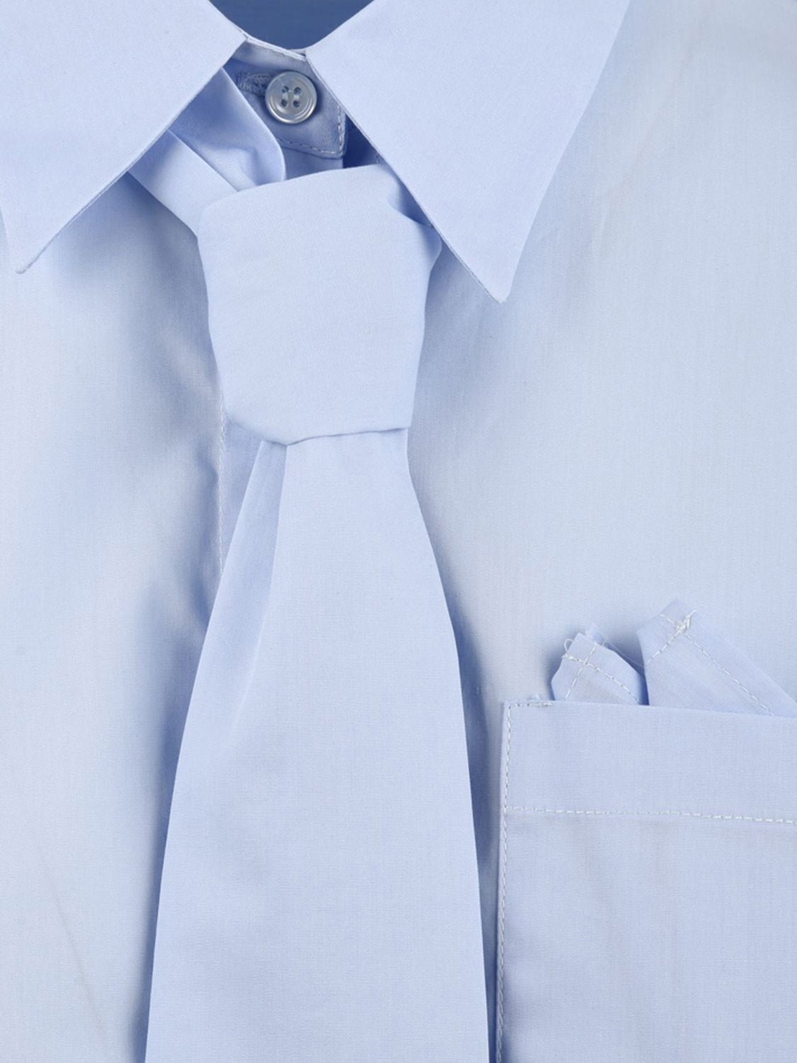 Camicia con finto fazzoletto e cravatta SOLOTRE Donna - Blue
