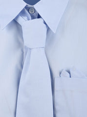 Camicia con finto fazzoletto e cravatta SOLOTRE Donna - Blue