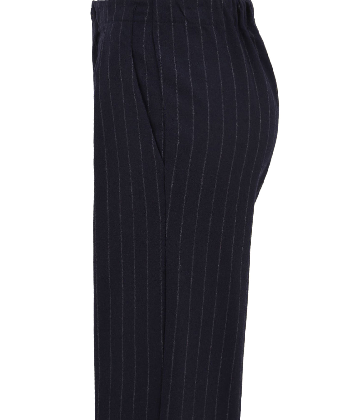 Pantalone gessato a palazzo SOLOTRE Donna - Blue