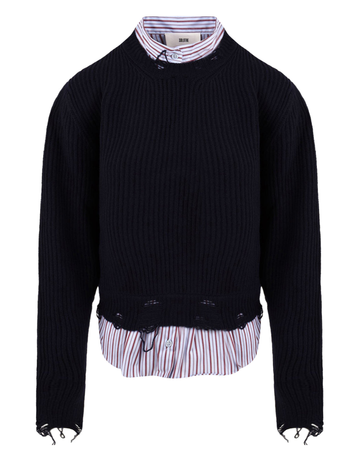 Maglione SOLOTRE Donna - Blu/Black