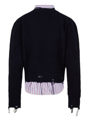 Maglione SOLOTRE Donna - Blu/Black