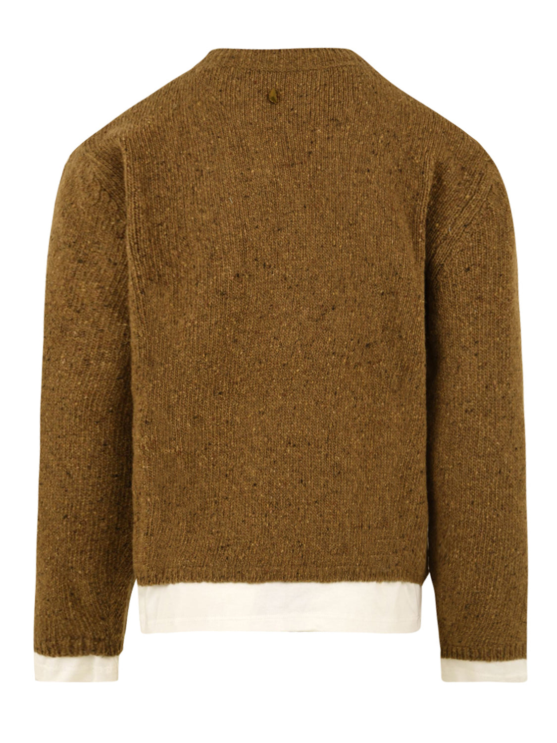 Maglione con scollo a V SOLOTRE Donna - Beige