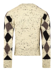 Cardigan a rombi SOLOTRE Donna - Butter