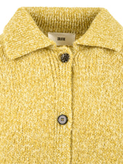 Cardigan con colletto SOLOTRE Donna - Giallo