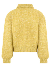 Cardigan con colletto SOLOTRE Donna - Giallo